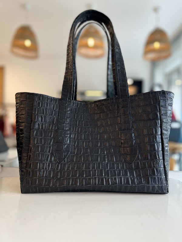 KROKO MIDDLE TOTE